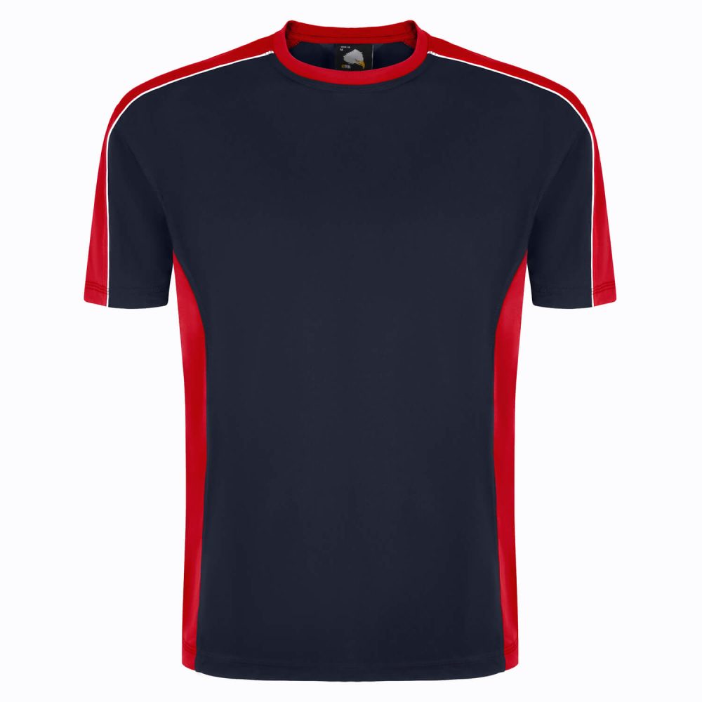 Avocet Wicking T-Shirt Navy/Red