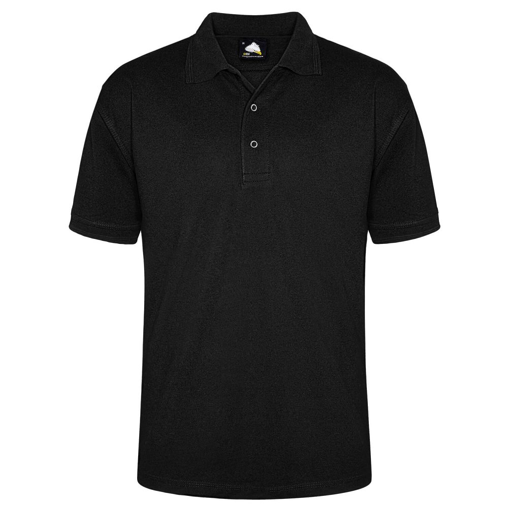 Warbler Stud Poloshirt Black