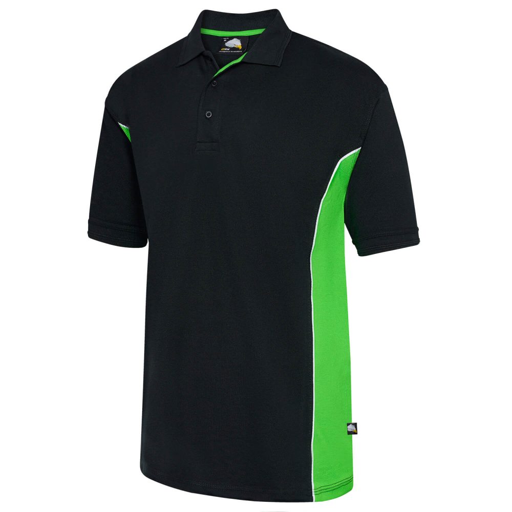 Silverswift Poloshirt Black/Lime