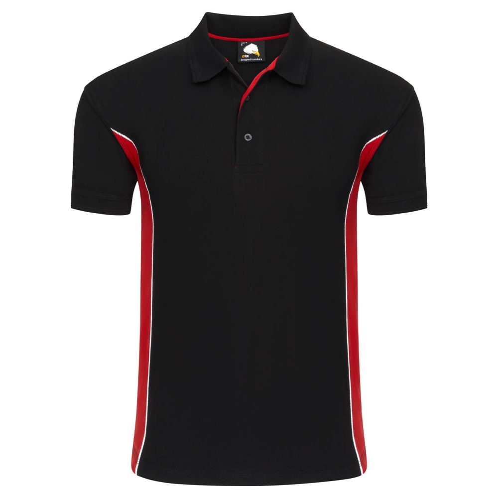 Silverswift Poloshirt Black/Red
