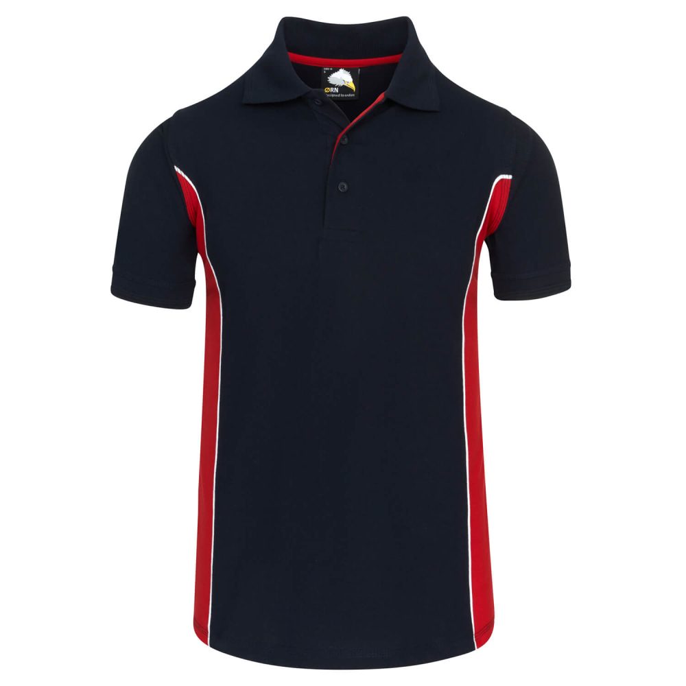 Silverswift Poloshirt Navy/Red