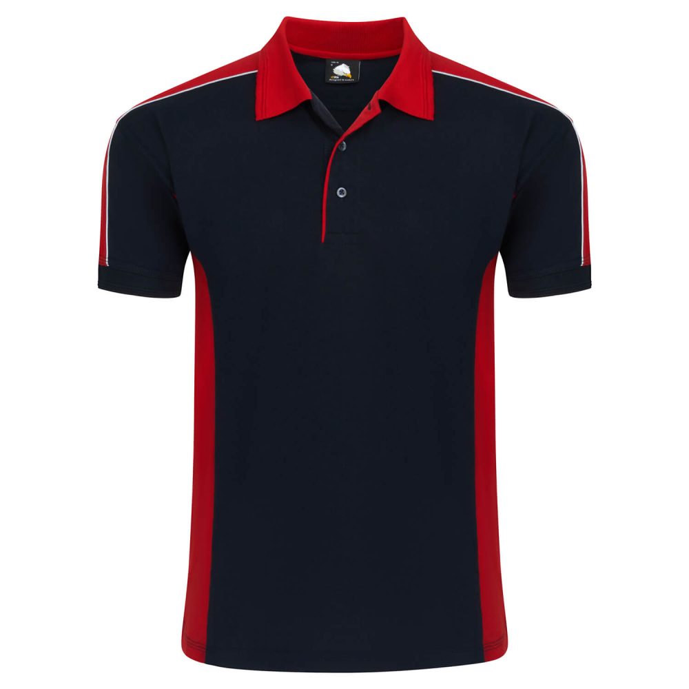 Avocet Poloshirt Black/Red