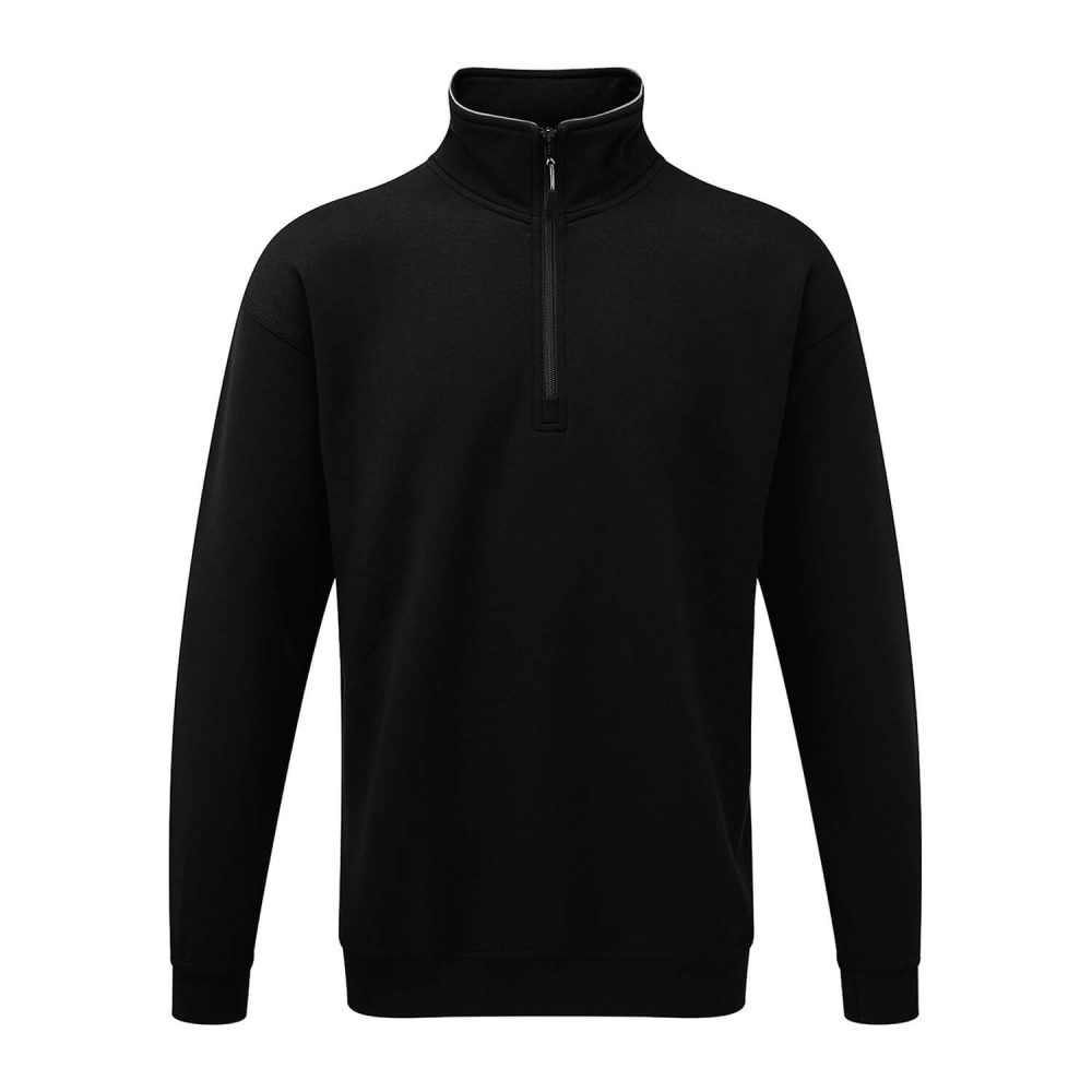 Grouse Quarter Zip Sweatshirt Black