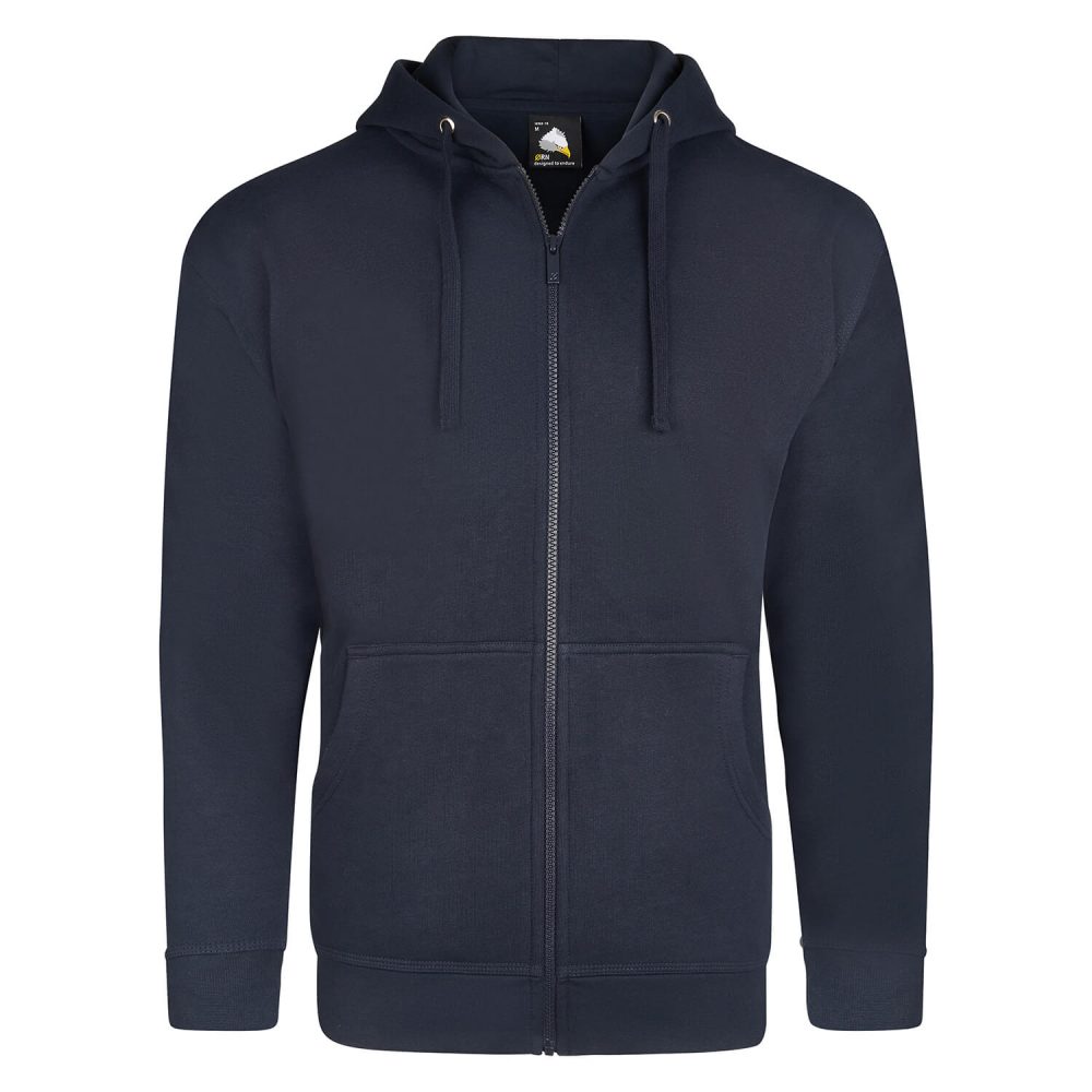 Macaw Zipped Hoodie Navy