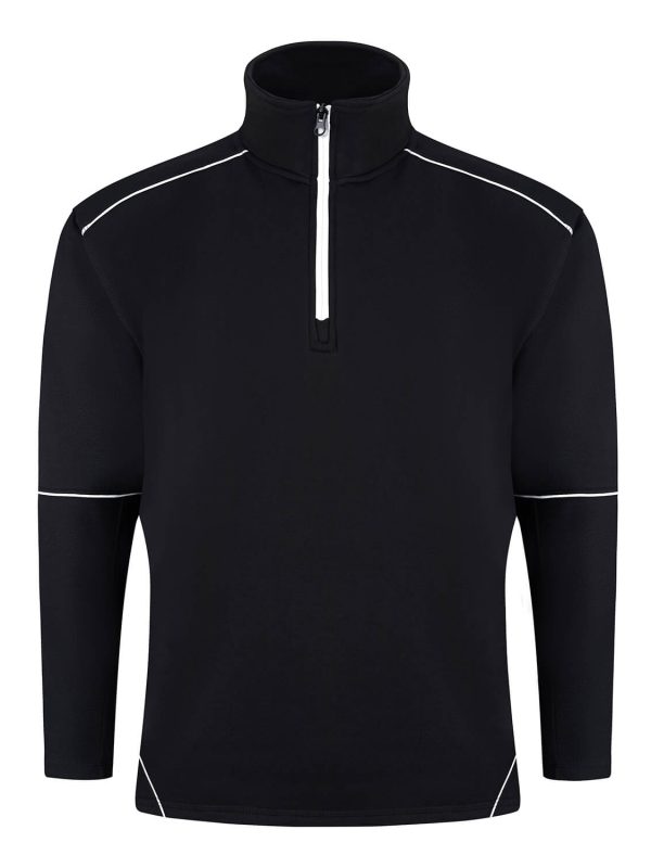 Fireback Quarter Zip Sweatshirt Black/Black