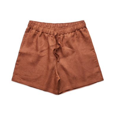 Wos Linen Shorts Clay