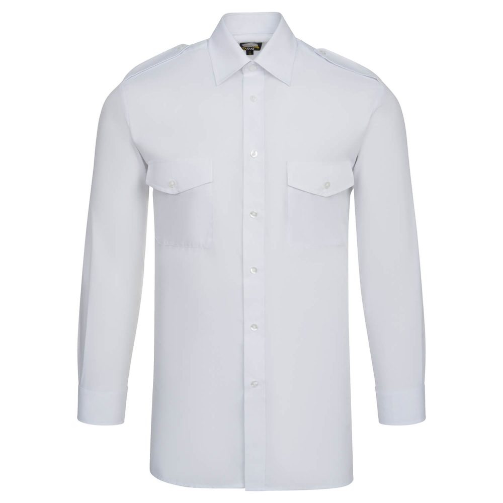 The Essential L/S Pilot Shirt White