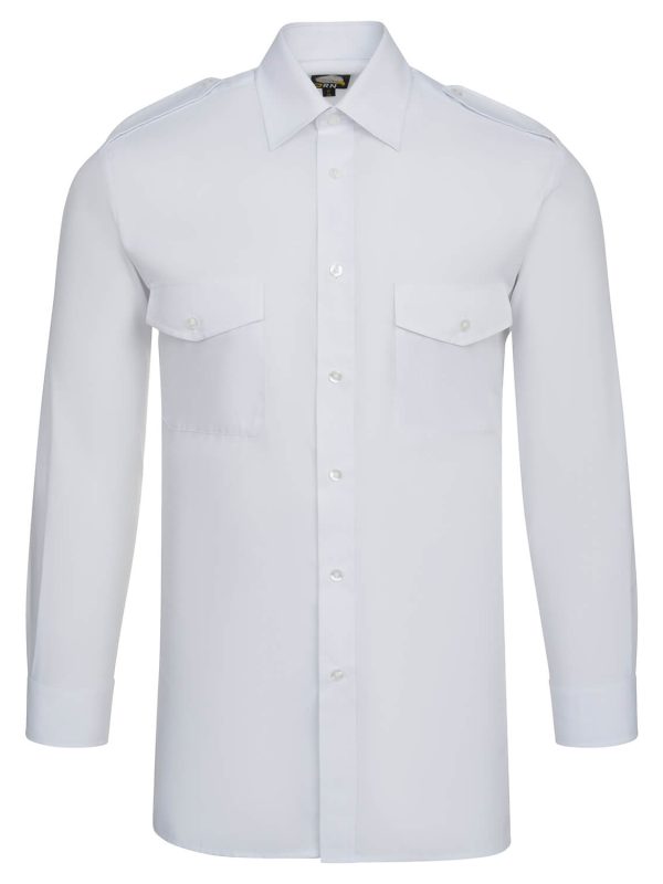 The Essential L/S Pilot Shirt White