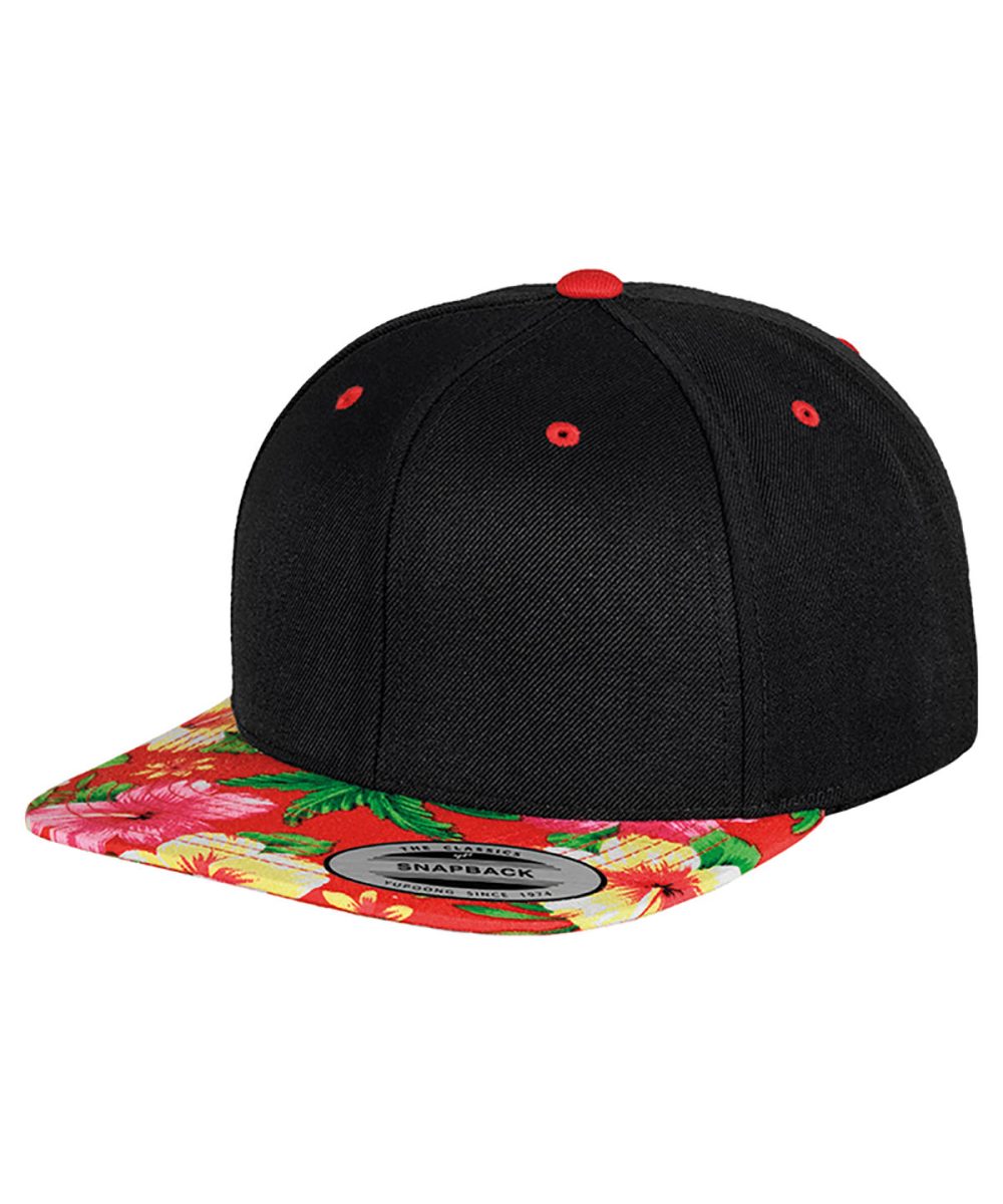 YP003 Black/Floral Red