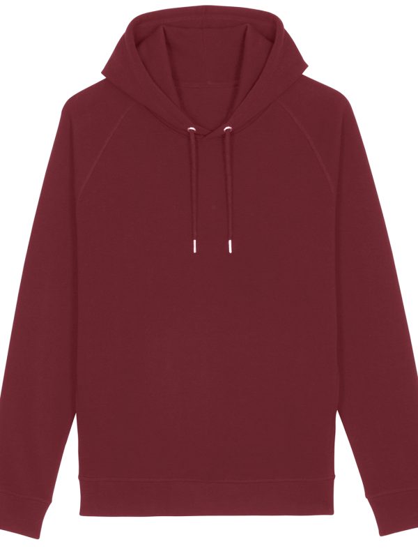 Burgundy Sider unisex side pocket hoodie  (STSU824)