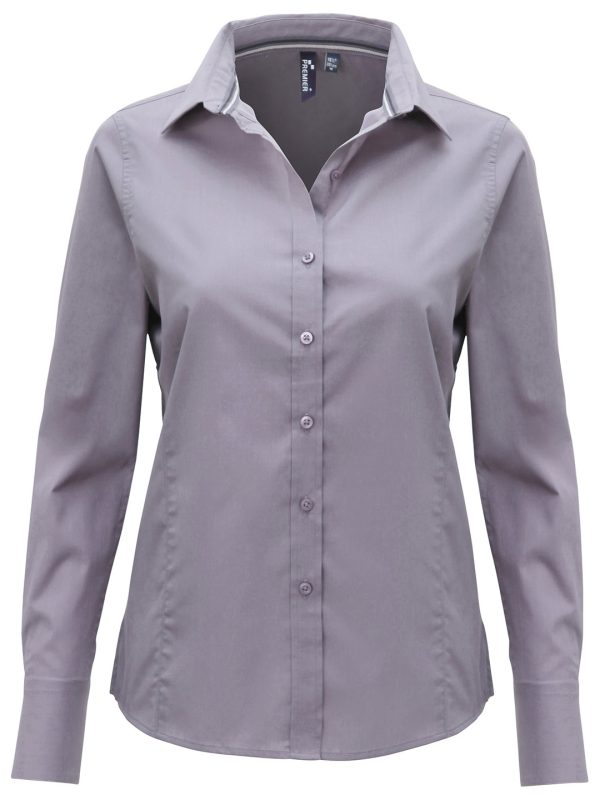 Women's long sleeve fitted "Friday bar shirt"