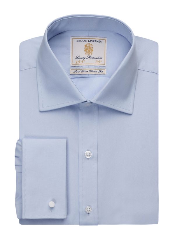 Brook Taverner Chester Classic Fit Shirt Cotton Poplin