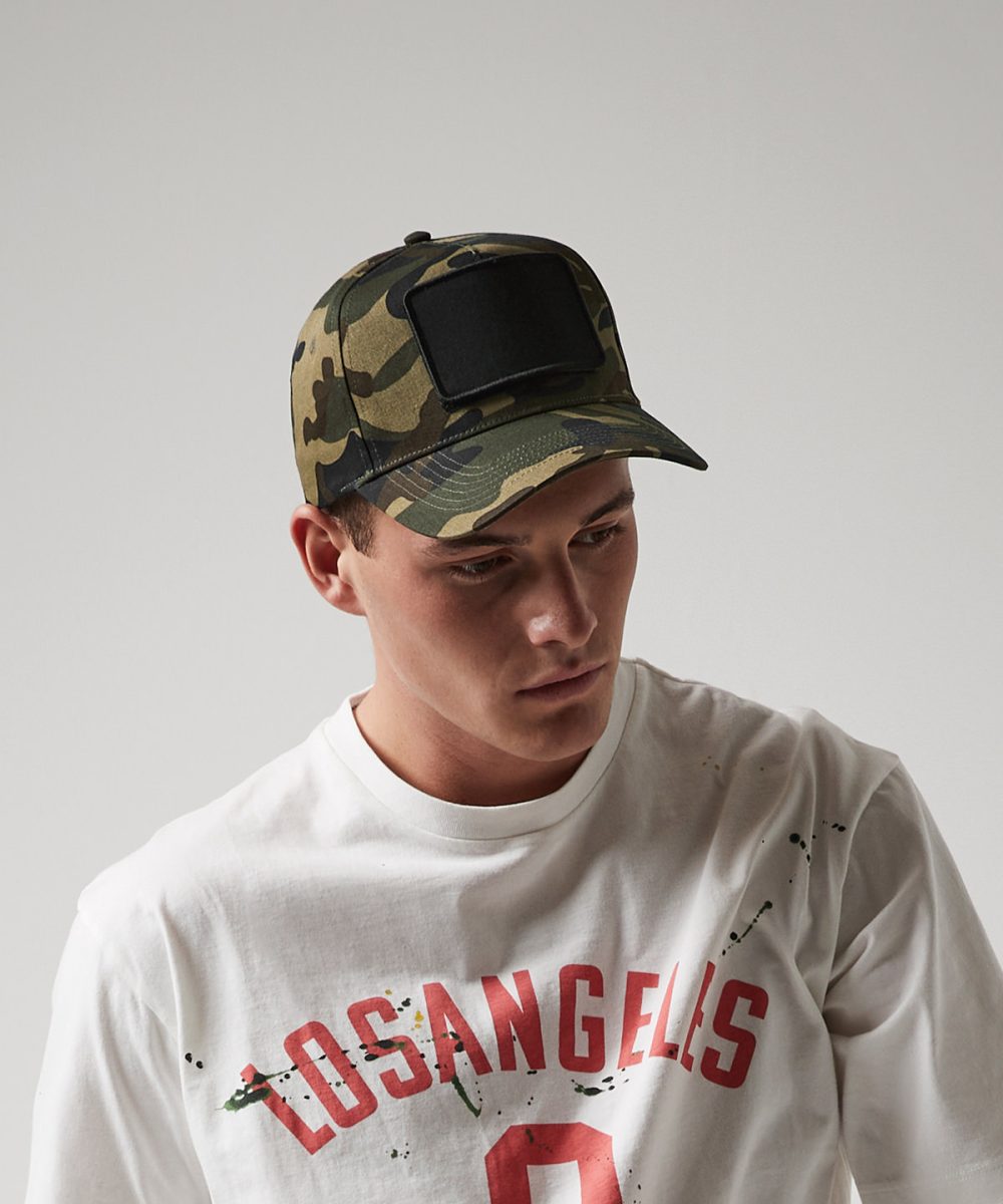 Beechfield Removable patch 5-panel cap