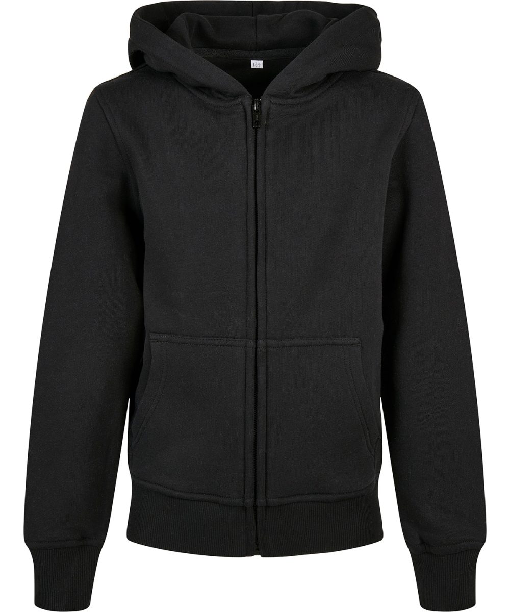 Organic kids basic zip hoodie