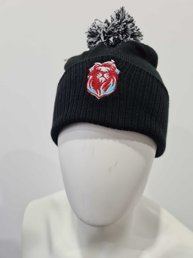HUFC Black Bobble Hat
