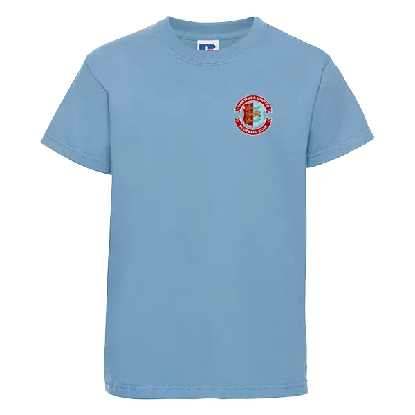 HUFC Children's Retro T-Shirt Sky