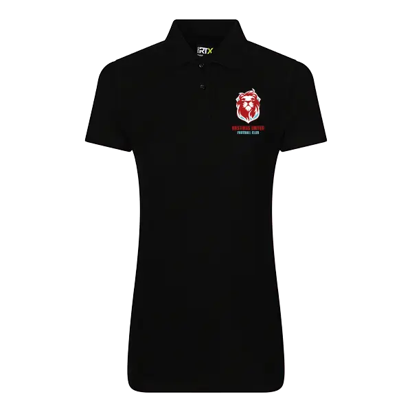 HUFC Women's Modern Polo Shirt Black