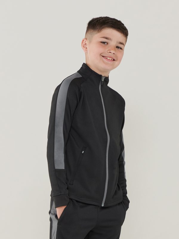 Kids knitted tracksuit top
