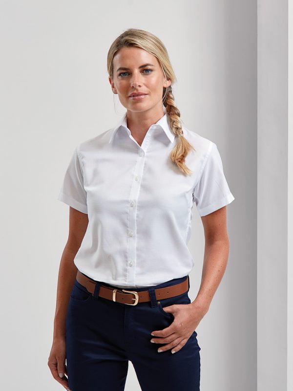 Women's signature Oxford short sleeve shirt