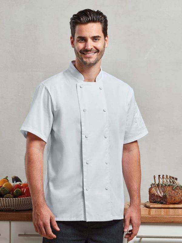 Chefs Coolchecker® short sleeve jacket