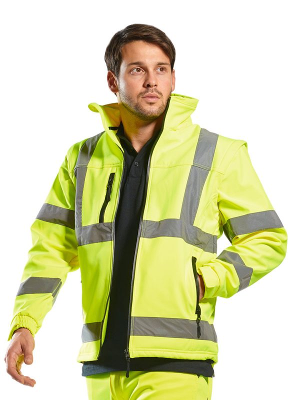 Portwest Hi-vis softshell jacket (3L) (S428)