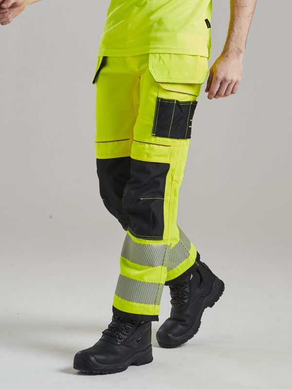 Portwest PW3 Hi-vis holster work trousers (T501) regular fit
