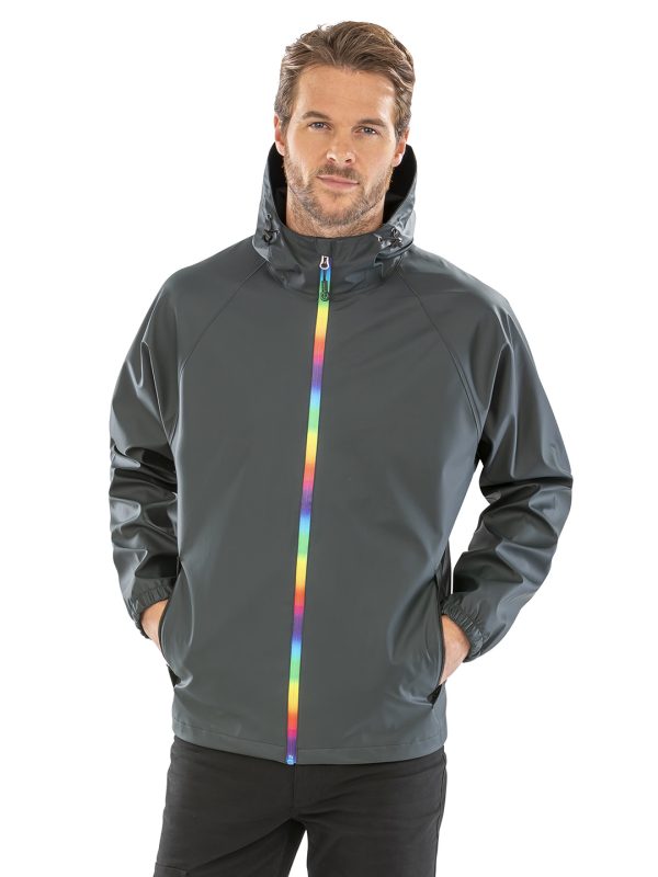 Prism PU waterproof jacket with recycled backing