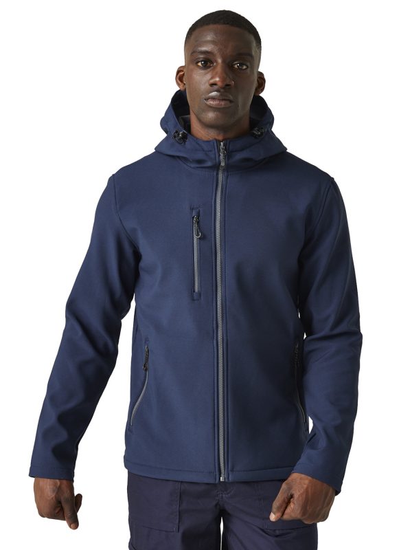Navigate 2-layer hooded softshell jacket