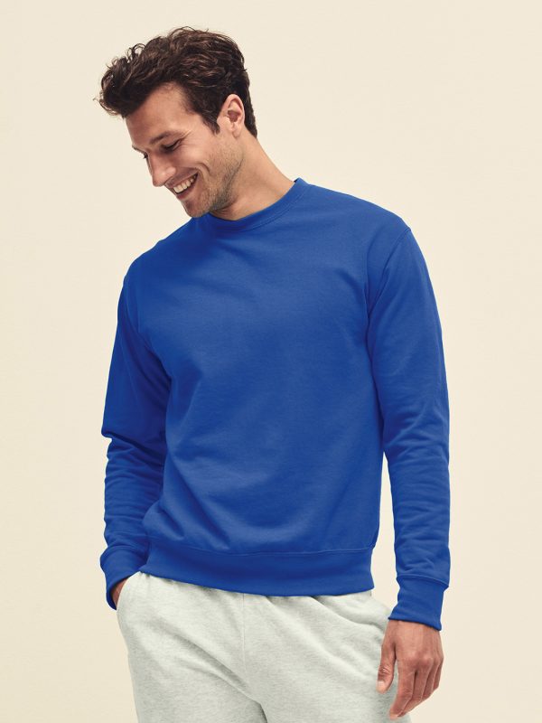 Lightweight set-in sweatshirt