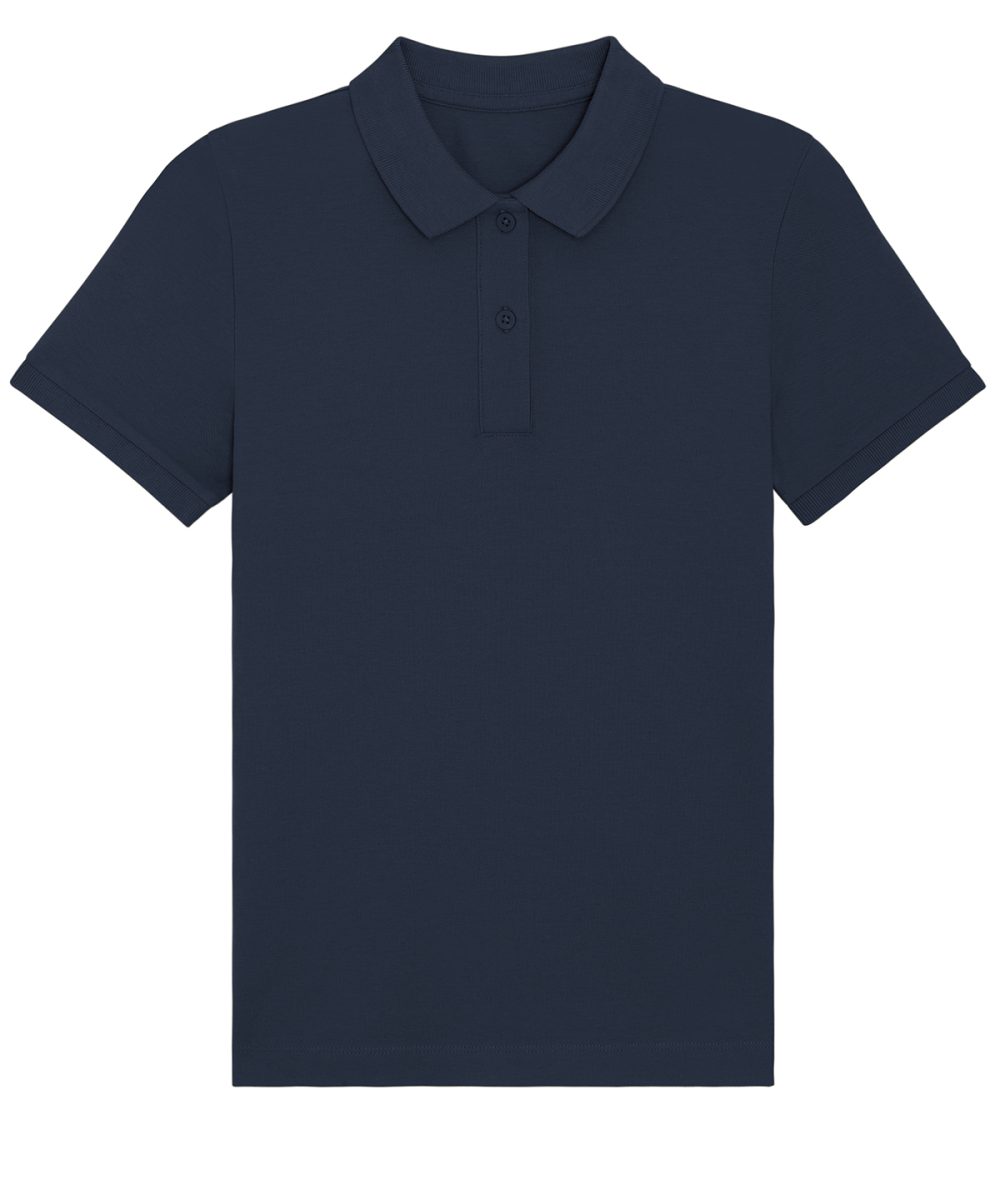 French Navy Stella Elliser women's fitted piqué short sleeve polo  (STPW333)