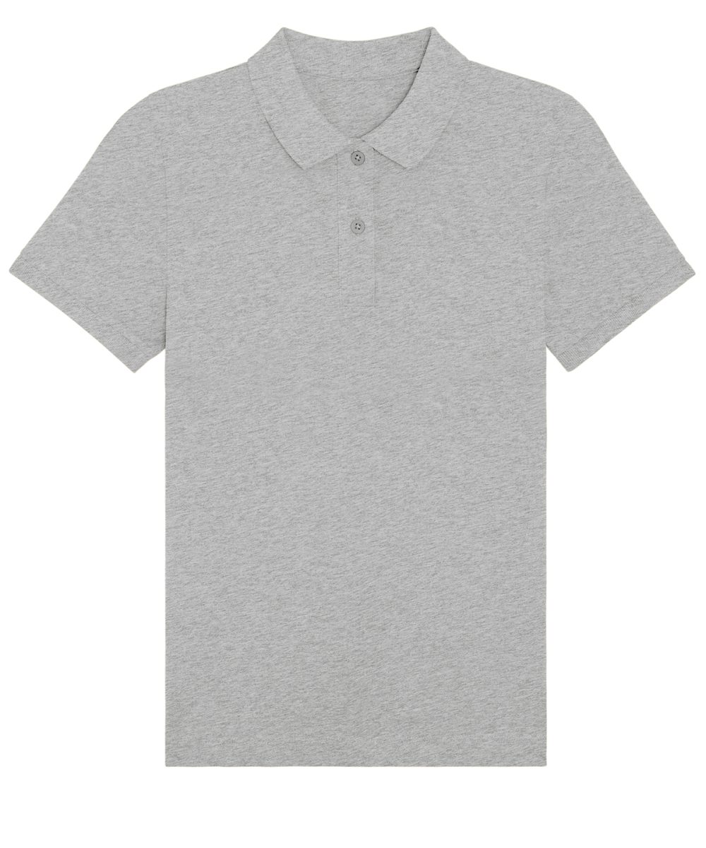 Heather Grey Stella Elliser women's fitted piqué short sleeve polo  (STPW333)