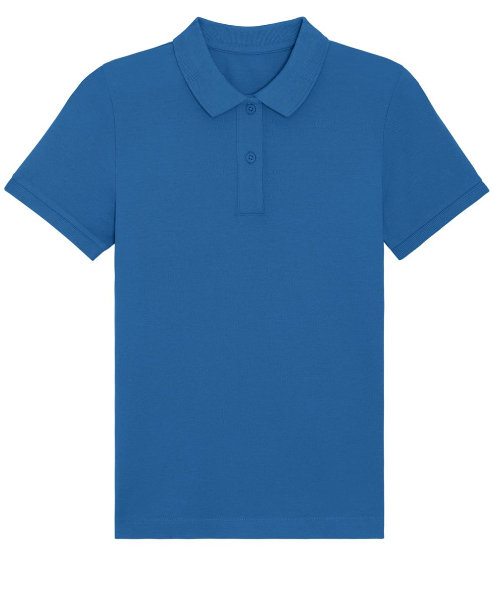 Royal Blue Stella Elliser women's fitted piqué short sleeve polo  (STPW333)