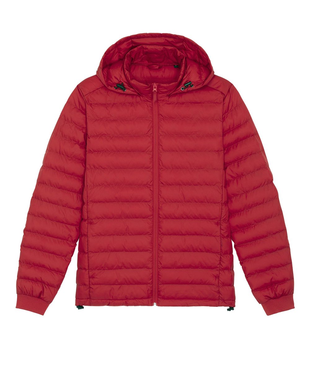 Red Stanley Voyager jacket with removable hood (STJM837)