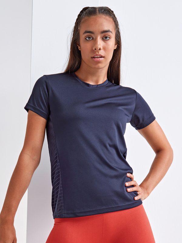 Women's TriDri® embossed panel t-shirt