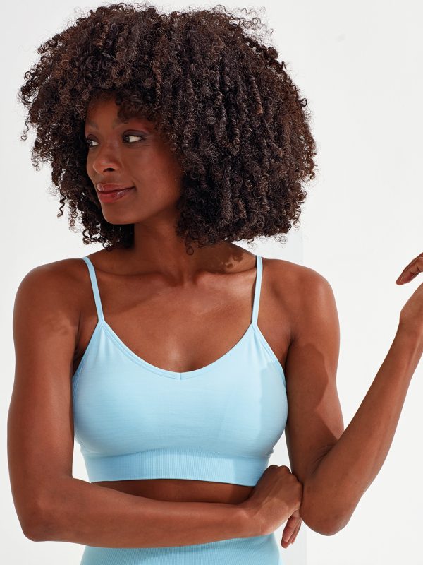 Women's TriDri® recycled seamless 3D fit multi-sport flex bra