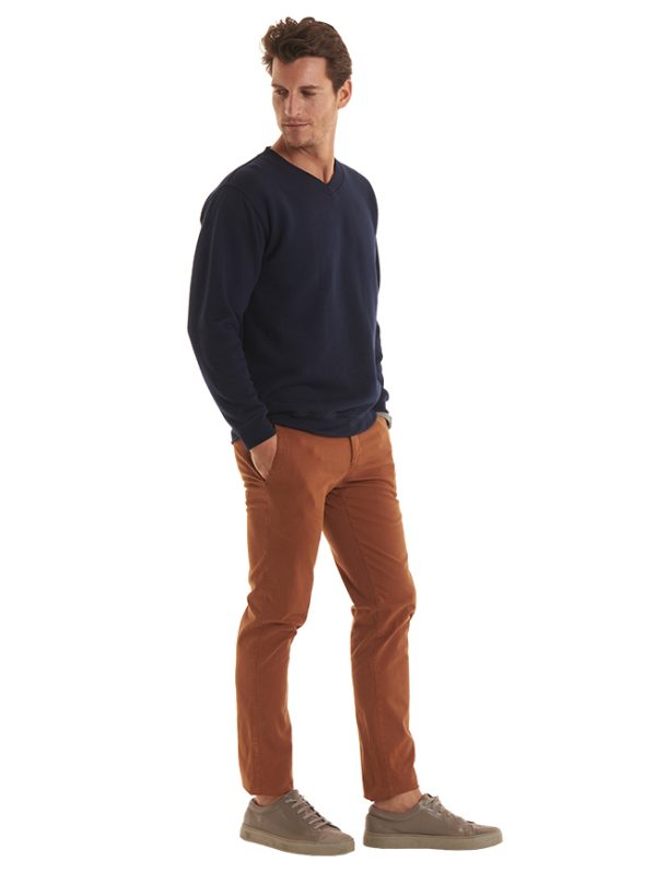 Uneek Clothing Premium V-Neck Sweatshirt