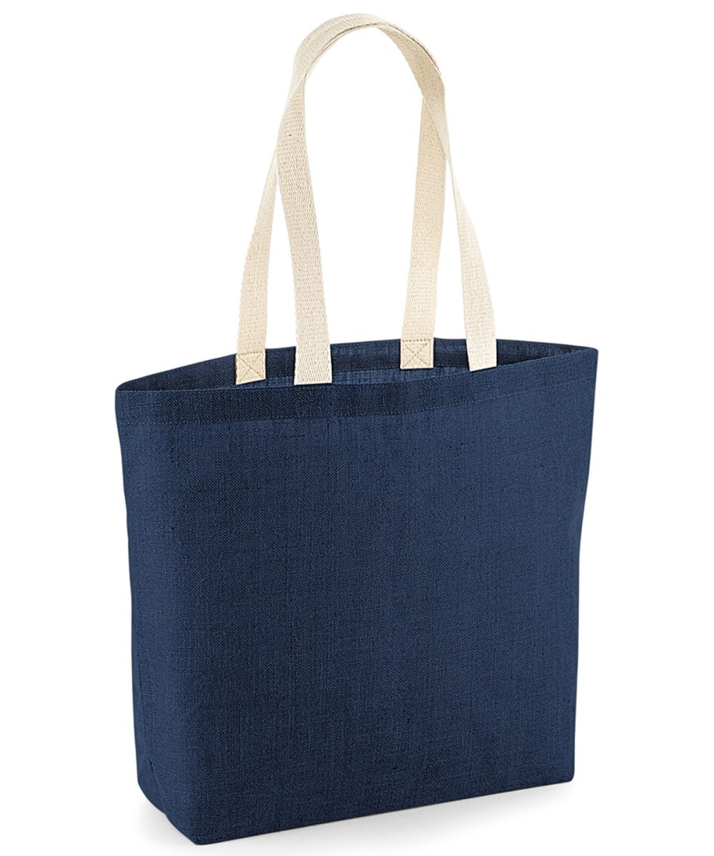 Unlaminated jute shopper