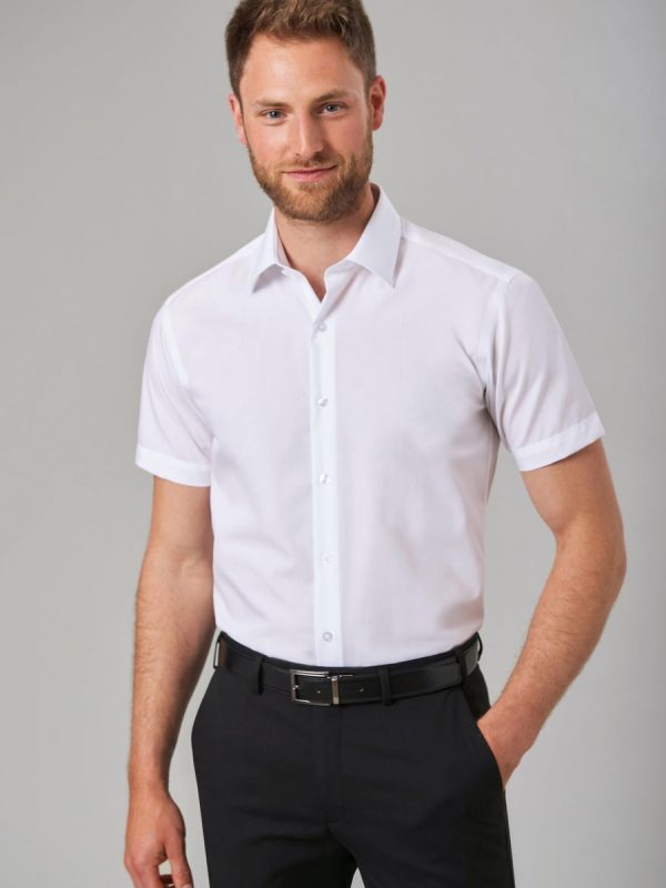Brook Taverner Milano S/S Slim Fit Non-Iron Shirt