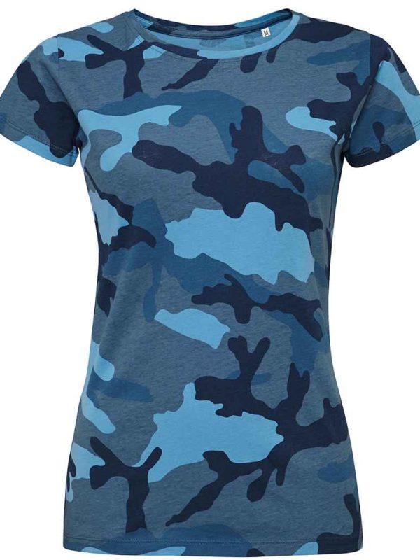 Blue Camo T-Shirts