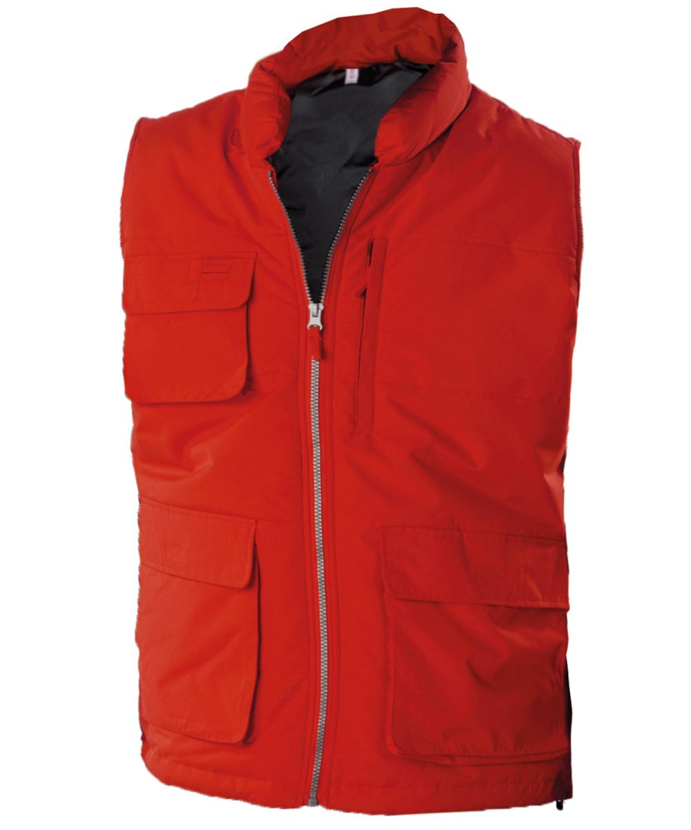 Quilted bodywarmer Red