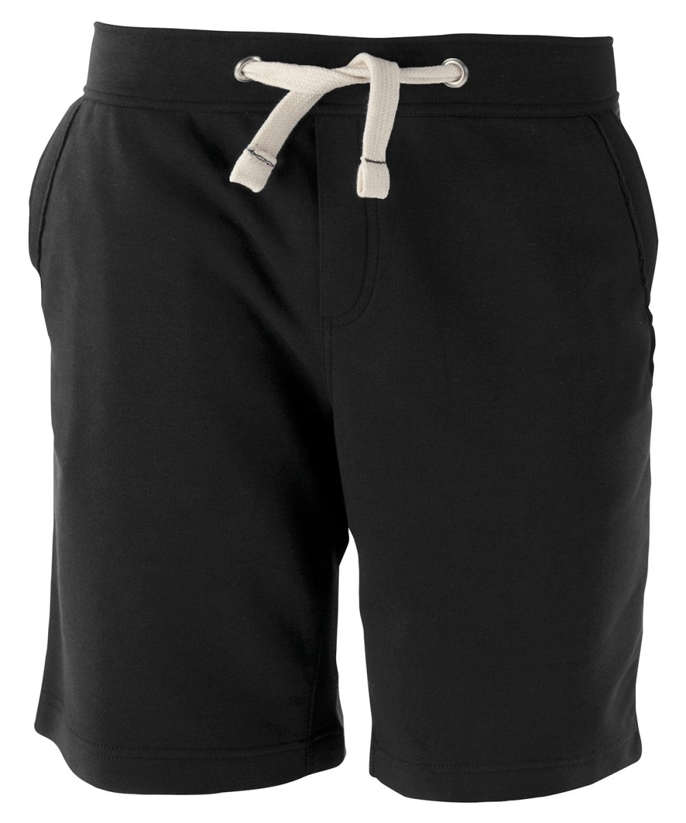 Unisex French terry Bermuda shorts Black