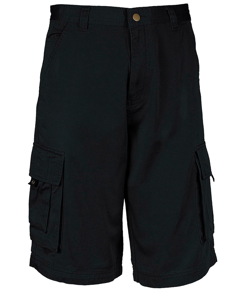 Multi pocket shorts Black