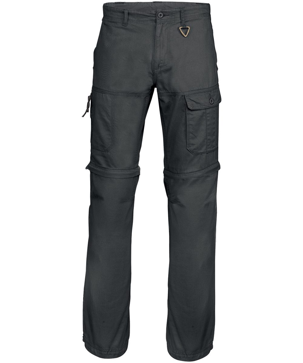 2-in-1 multi-pocket trousers Black