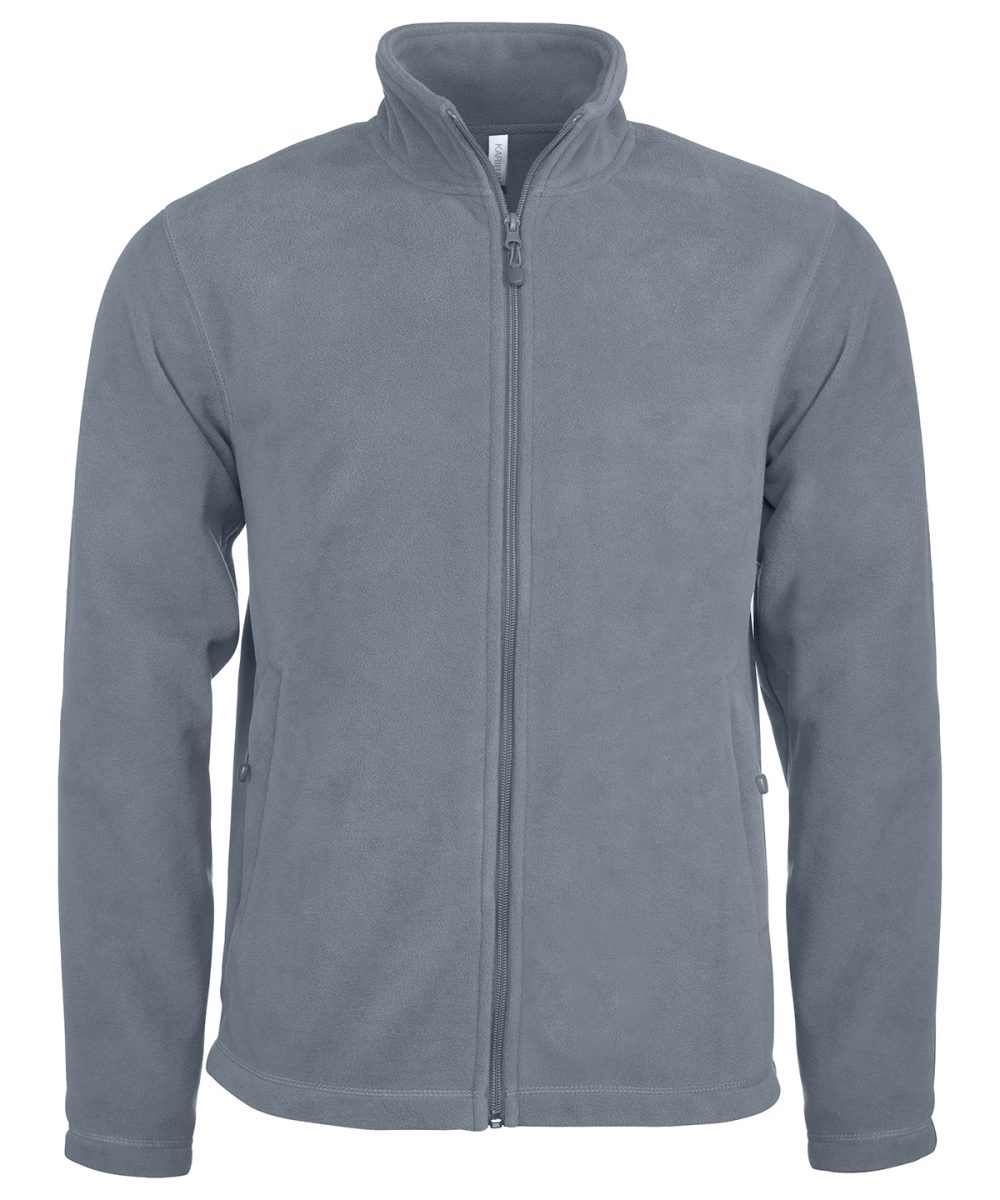 Zip-through microfleece jacket Convoy Grey