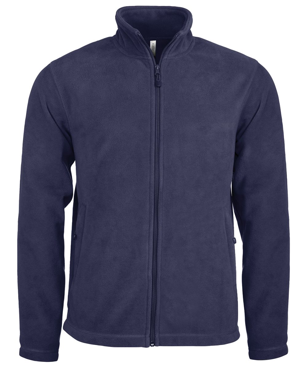 Zip-through microfleece jacket Navy