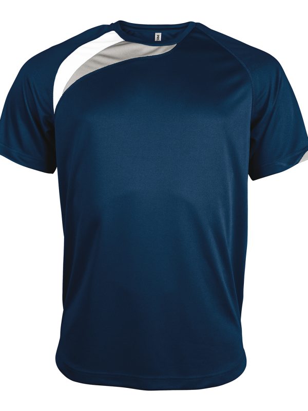 Adults short-sleeved jersey Navy/White/Storm Grey