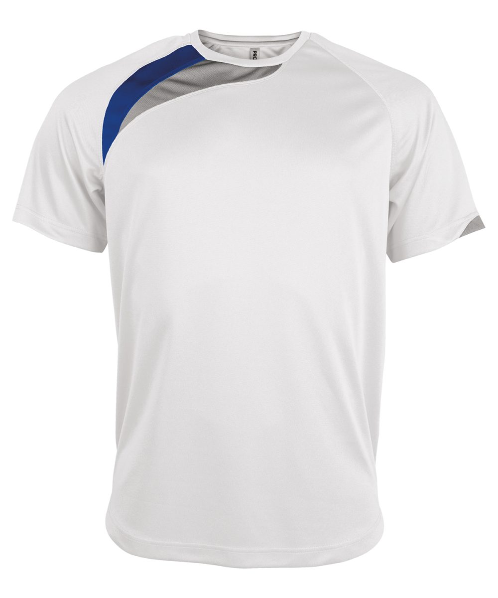 Adults short-sleeved jersey White/Royal/Storm Grey