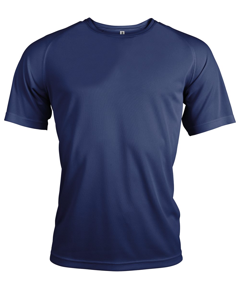 Men's short-sleeved sports T-shirt Navy