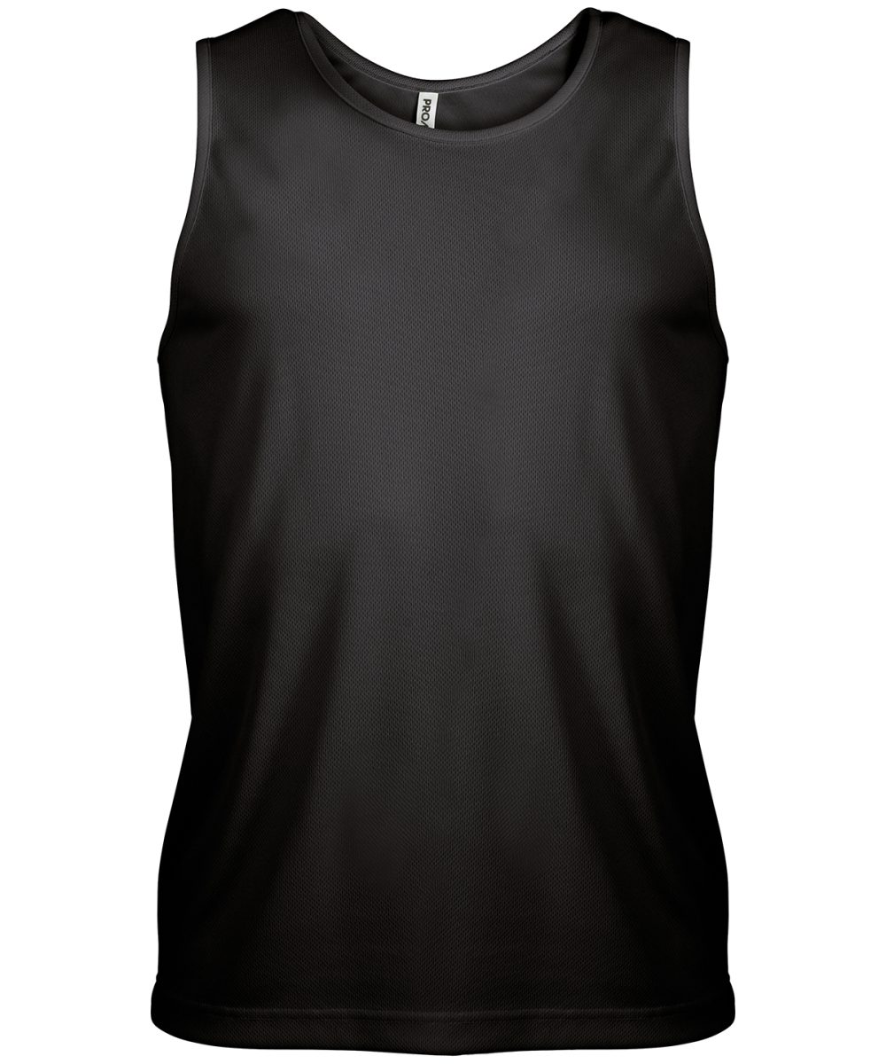 Men's sports vest Black