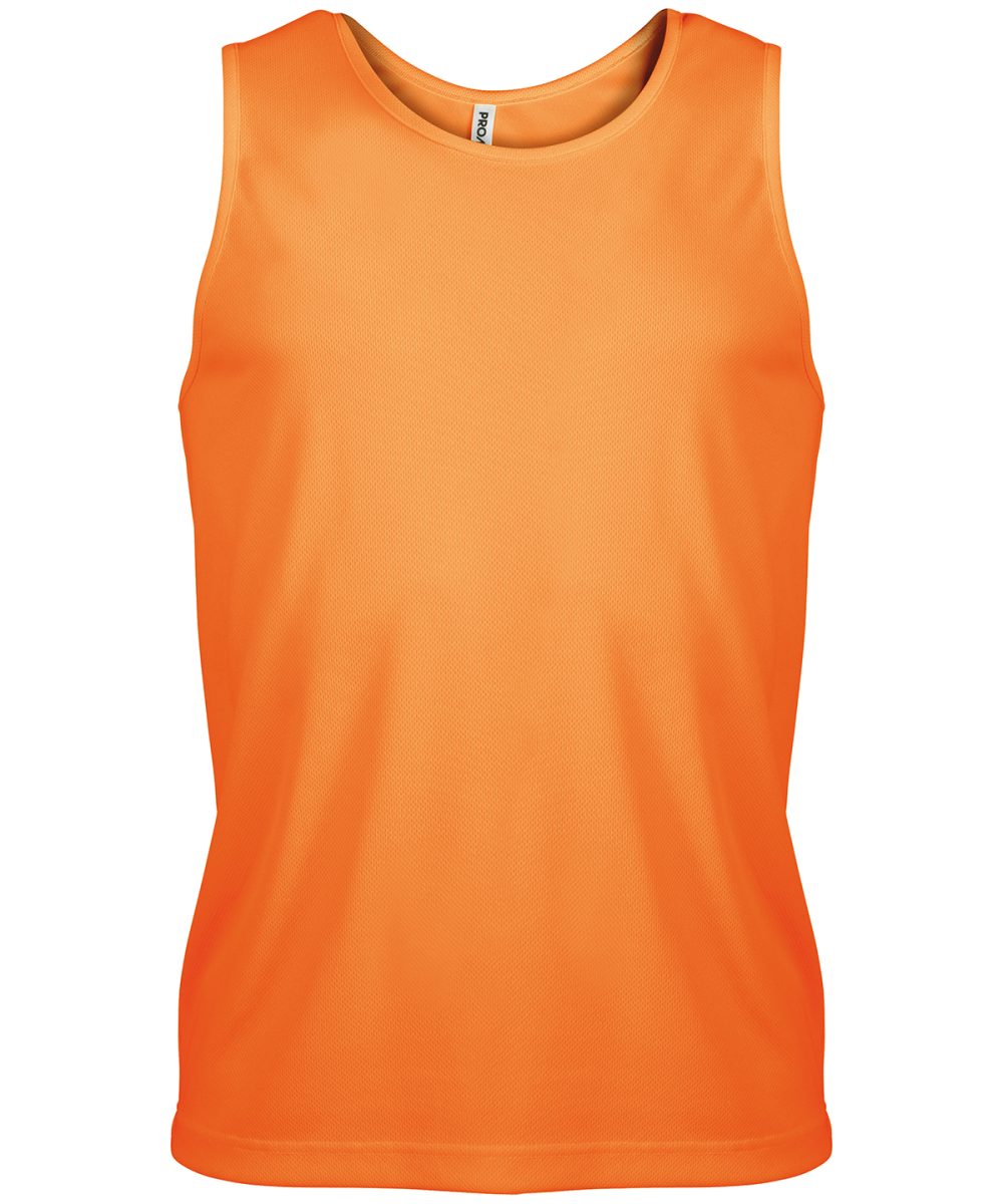 Men's sports vest Orange